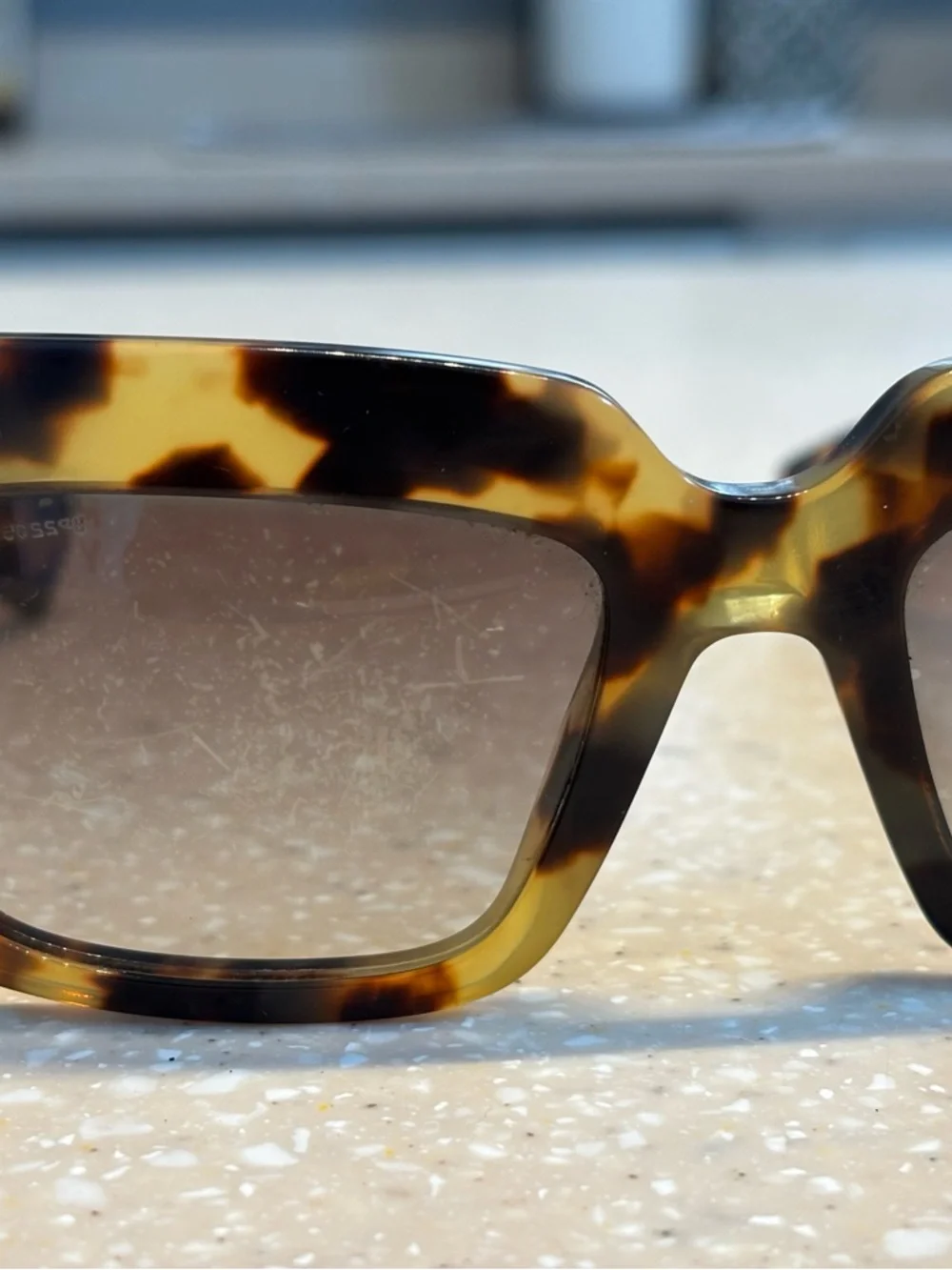 Prada Women’s Tortoise Acetate Sunglasses in Brown and Amber - Picture 8 of 10